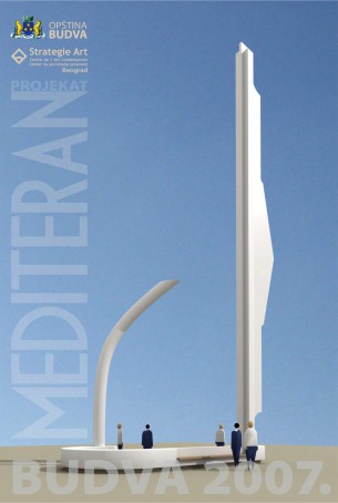 Interkulturalni projekat MEDITERAN, Strategie Art je pokrenuo 2005. godine pod pokroviteljstvom Ujedinjenih Nacija.
Ovaj međunarodni projekat, do sada se realizovao kroz seriju izložbi, a jedan vid svoje realizacije pokazuje kroz skulpturu JEDRO, koju Strategie Art poklanja
građanima Budve i njenim gostima .

Skulptura Jedro nalazi se na platou Trg Sunca ispred zgrade Opštine Budva.